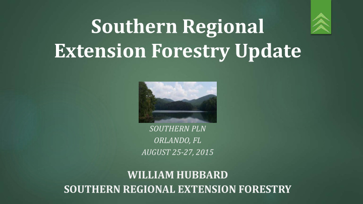 extension forestry update