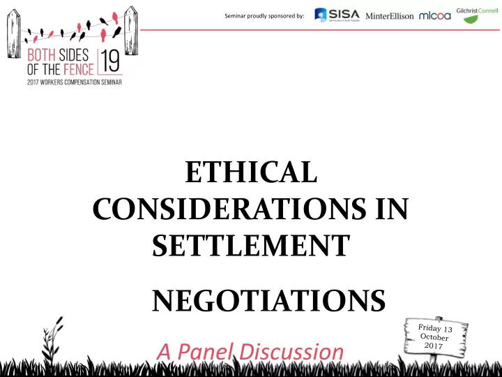 considerations in