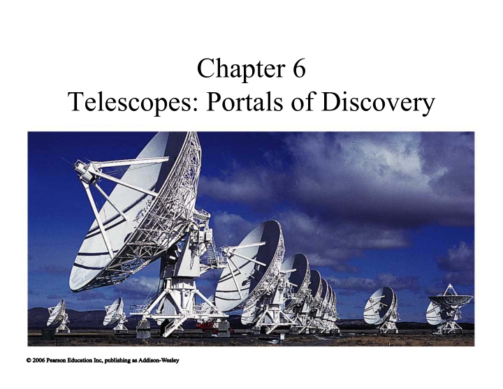 chapter 6 telescopes portals of discovery 6 1 eyes and