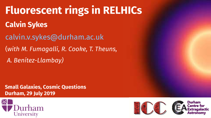 fluorescent rings in relhics
