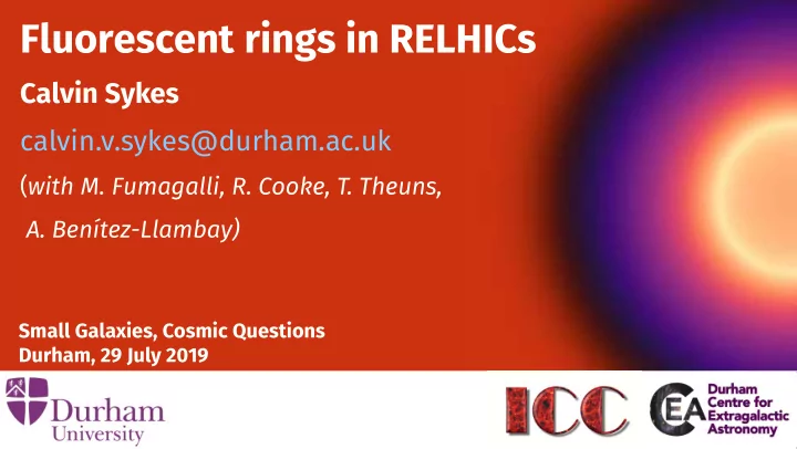 fluorescent rings in relhics