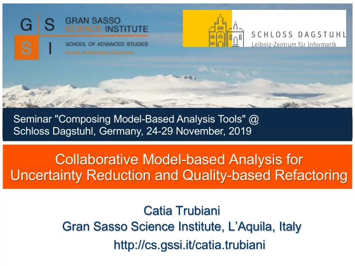 collaborative model based analysis for uncertainty