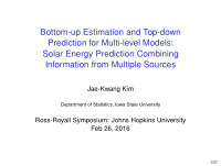 bottom up estimation and top down prediction for multi