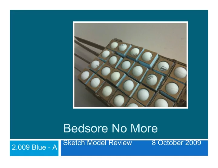 bedsore no more