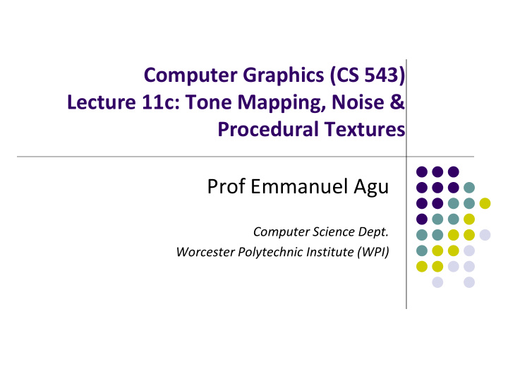 computer graphics cs 543