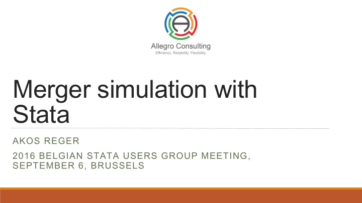 merger simulation with stata