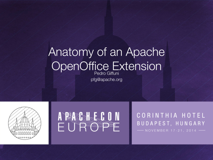 anatomy of an apache openoffice extension