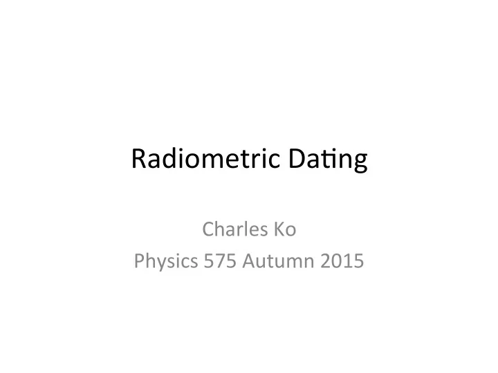 radiometric da ng