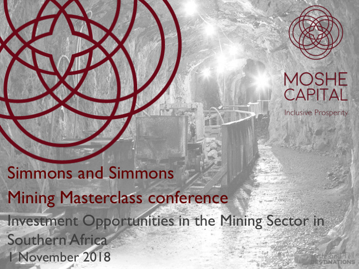 mining masterclass conference