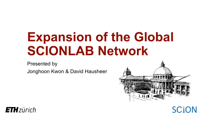 expansion of the global scionlab network
