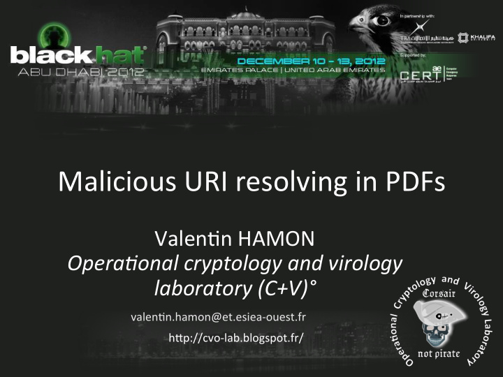 malicious uri resolving in pdfs