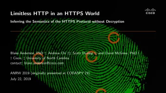 Limitless HTTP in an HTTPS World  Inferring the Semantics of the HTTPS Protocol without Decryption