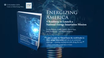 1  Project overview  2  Overview  Authoritative reports have shaped U.S. energy innovation policy.