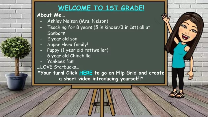 welcome to 1st grade