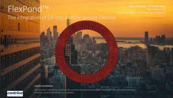 FlexPond Marc Crauwels  VP Utility Sales  September 2019 Asian Utility Week  Kuala Lumpur