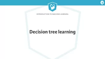 Decision tree learning  Introduction to Machine Learning  Task of classification   Automatically
