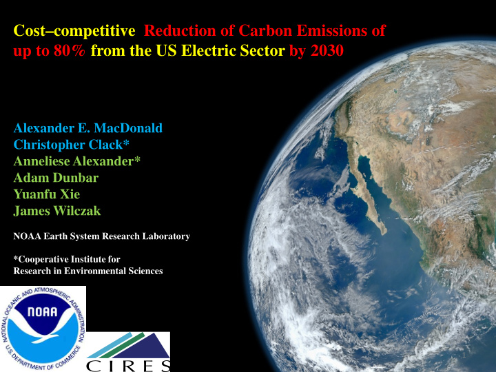 cost competitive reduction of carbon emissions of up to