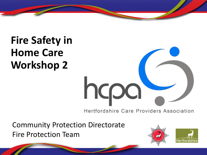 fire safety in home care workshop 2