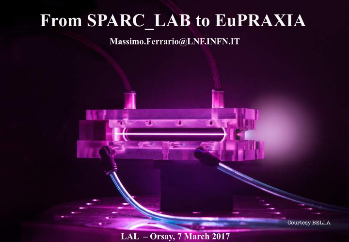from sparc lab to eupraxia