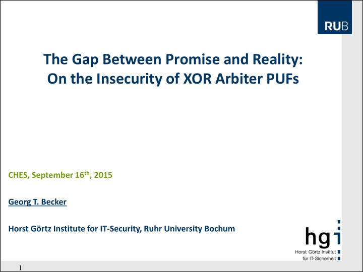 the gap between promise and reality