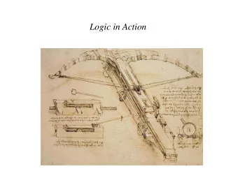 Logic in Action  Introduction: IDF and Special Operations  History of the IDF and special