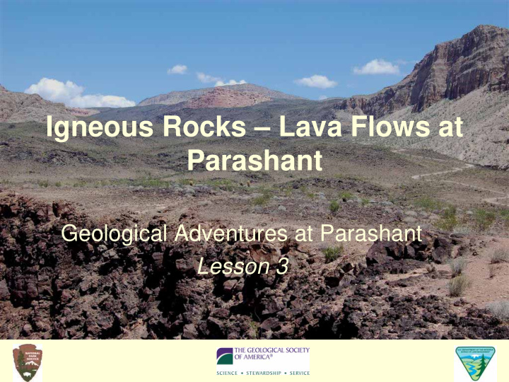 igneous rocks lava flows at parashant
