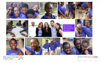 C harleston D evelopment A cademy  Space Needs Analysis  DRAFT  Charleston Development Academy