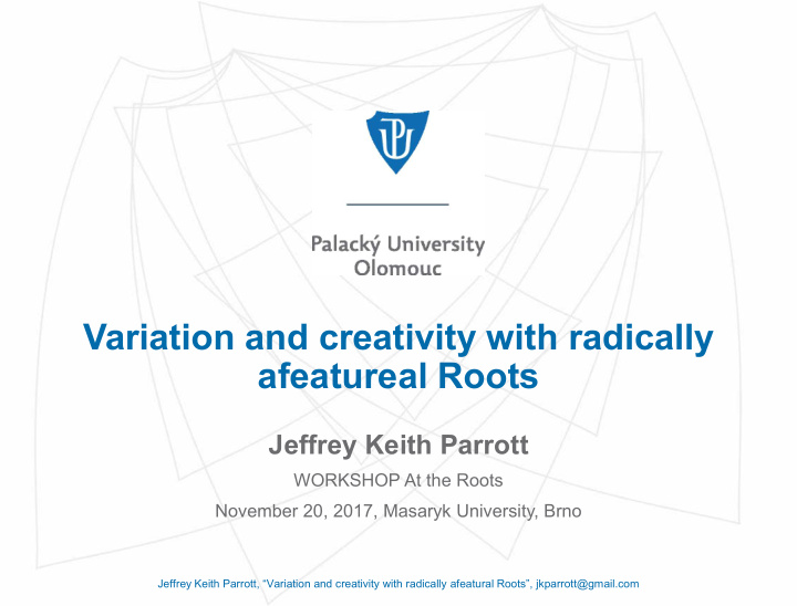 variation and creativity with radically