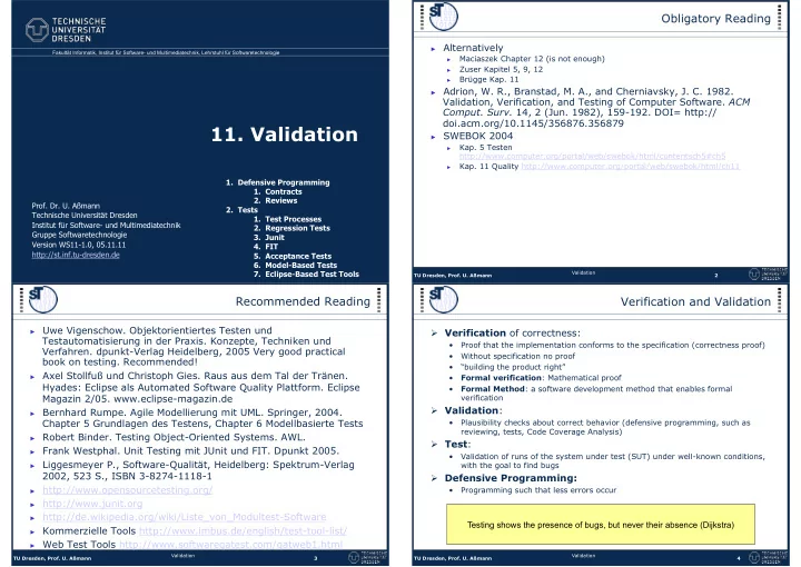 11 validation