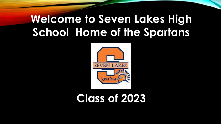 welcome to seven lakes high school home of the spartans