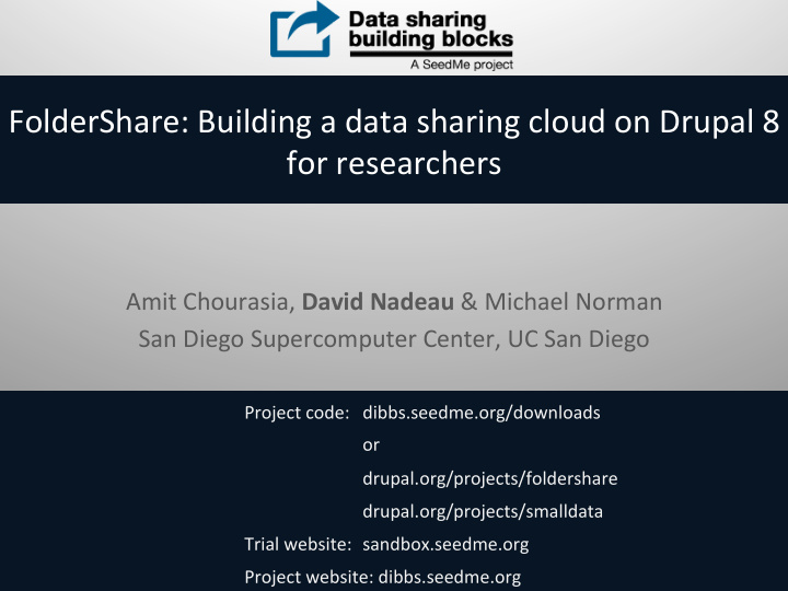 foldershare building a data sharing cloud on drupal 8 for