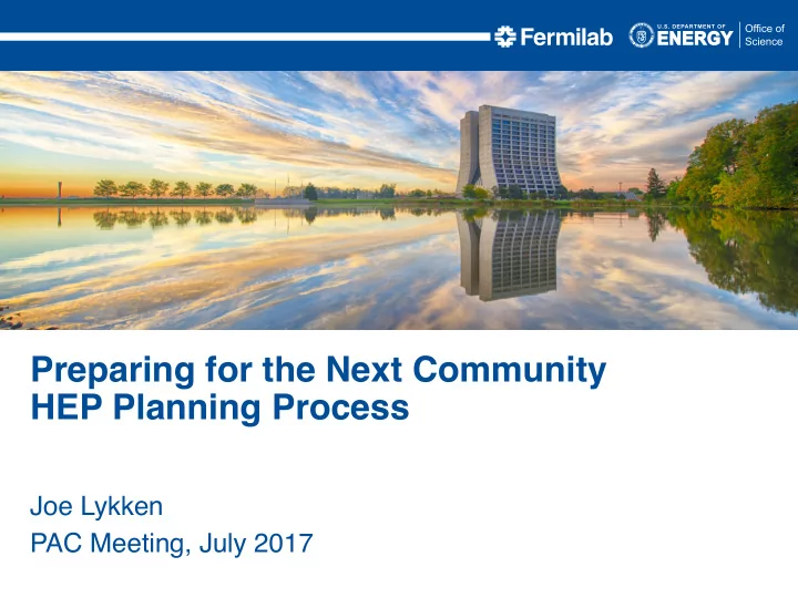 preparing for the next community hep planning process