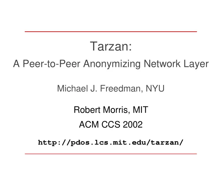 tarzan