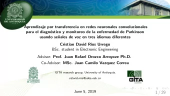 1 / 29  Outline  Introduction  Overview  Hypothesis and objectives  Databases  Methodology  Data