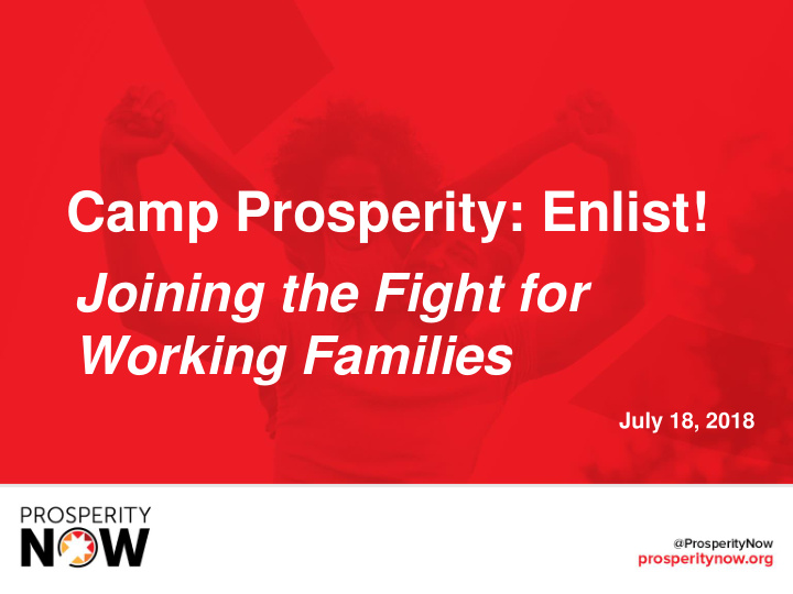 camp prosperity enlist