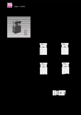 B 1.7384  RM Mini Slide  with optional position monitoring  double acting, max. operating pressure
