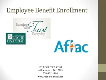 Employee Benefit Enrollment  1610 East Third Street  Williamsport, PA 17701  570-322-1880