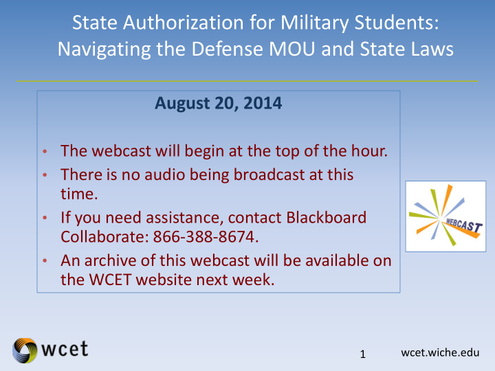 state authorization for military students navigating the