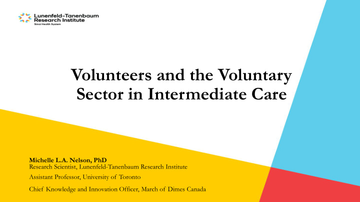 volunteers and the voluntary