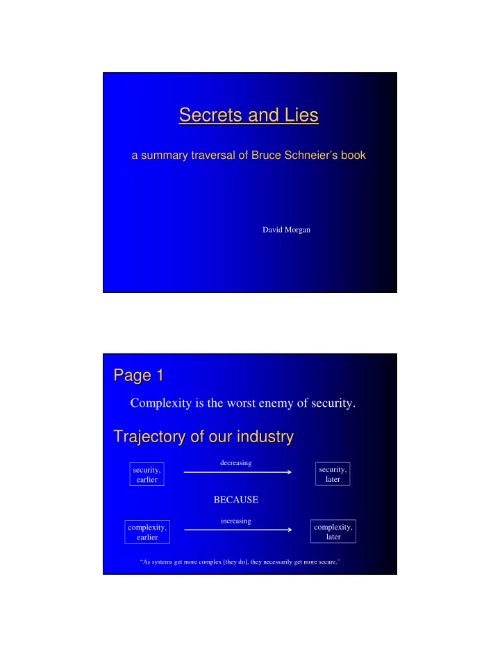 secrets and lies secrets and lies
