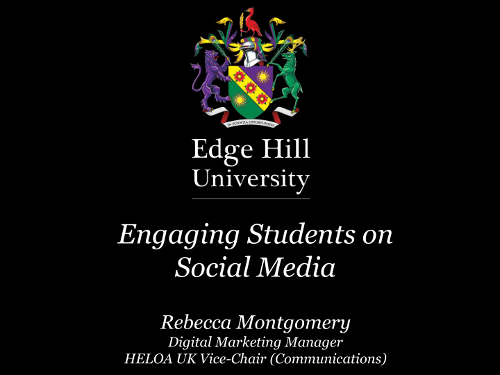 engaging students on social media