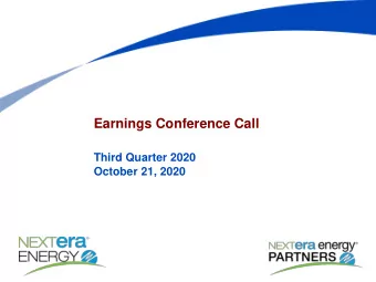 Earnings Conference Call  Third Quarter 2020  October 21, 2020  Cautionary Statements And Risk