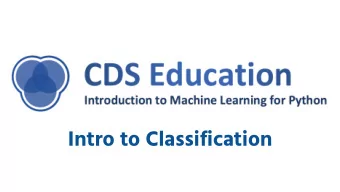 Intro to Classification  Sanity Check  Project A  Did everyone turn in their project?    Any