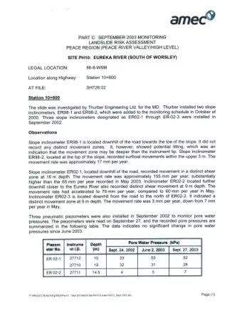 a  me  O  N  I  T  O  R  I  N  G  P  A  R  T  C:  S  E  P  T  E  M  B  E  R  2  0  0  3  M  A  N  D