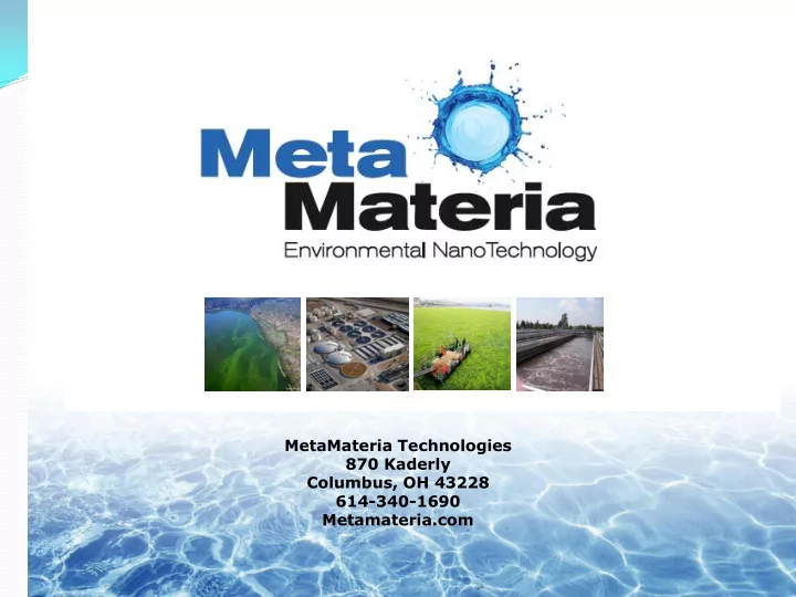 metamateria technologies 870 kaderly columbus oh 43228