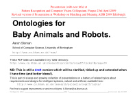 ontologies for baby animals and robots