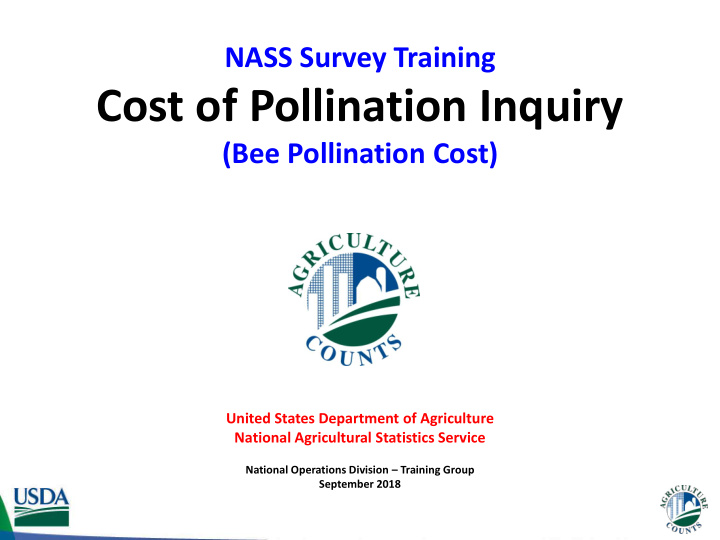 cost of pollination inquiry