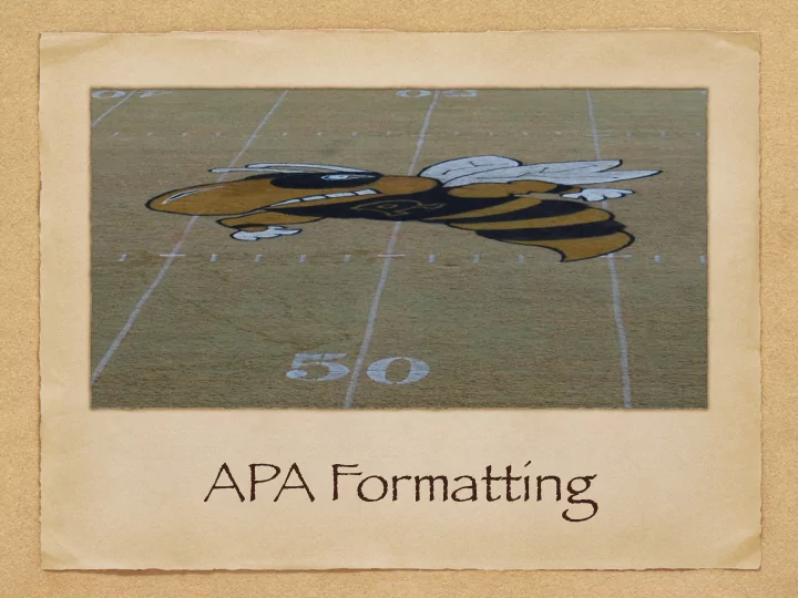 apa formatting apa versus mla