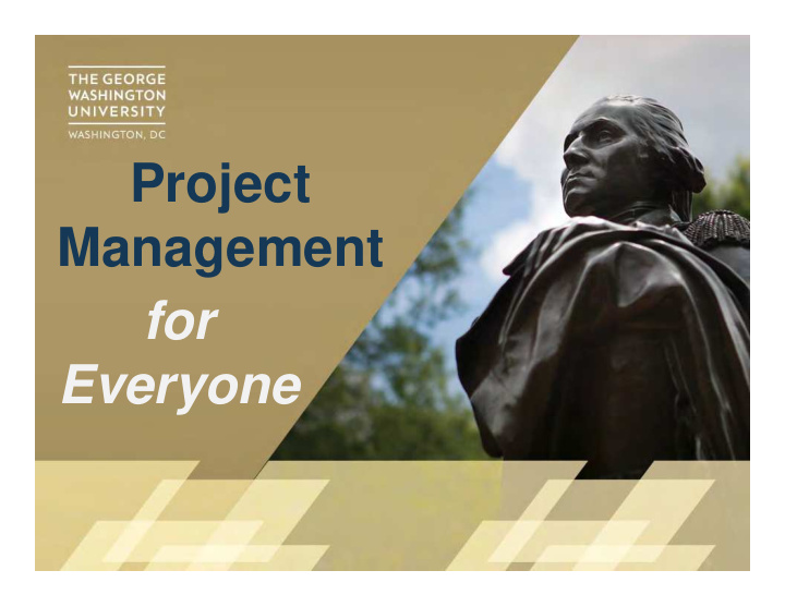 project management for everyone contact information