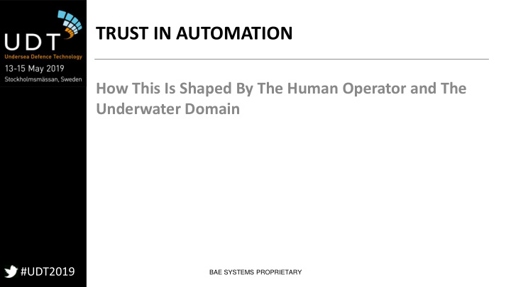 trust in automation